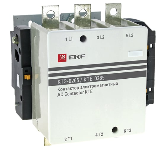 Изображение товара Пускатель магнитный EKF 265А ~230В NO КТЭ ctr-b-265