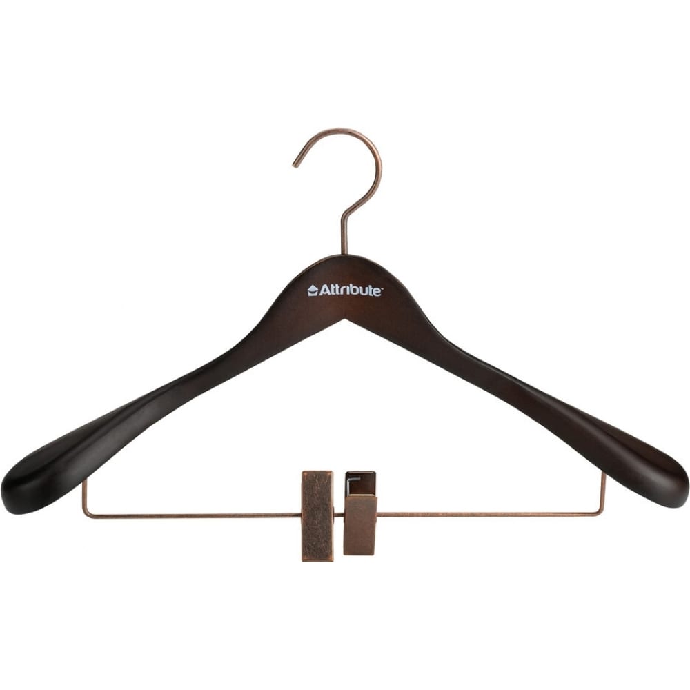 Вешалка для верхней одежды Attribute вешалка костюмная мебелик в 6н средне коричневый 917