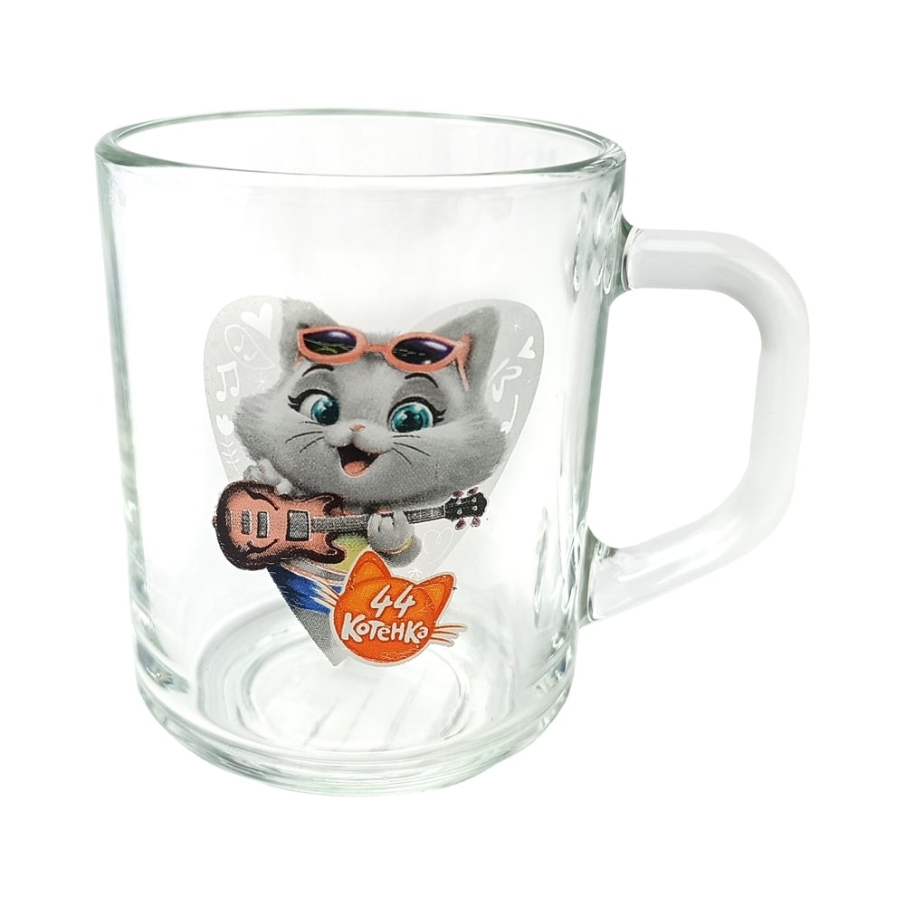 Изображение товара Кружка ND Play 44 котенка миледи стекло 230 мл мультяшный дизайн