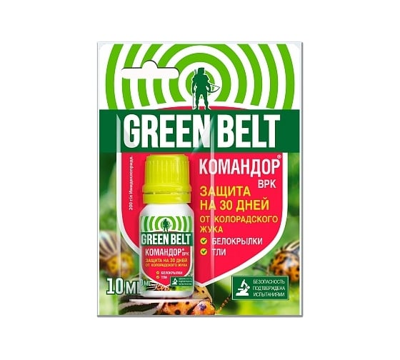 Изображение товара Средство от насекомых-вредителей флакон Грин Бэлт Командор 10 мл 01-530