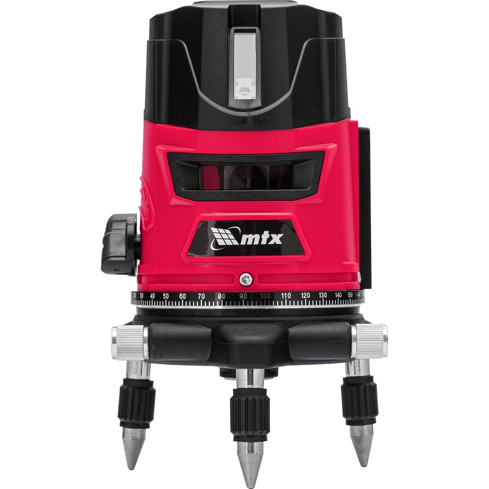 Изображение товара Лазерный уровень MTX crl-30r, 30 м, красный луч, батарейки, резьба 5/8" 35034