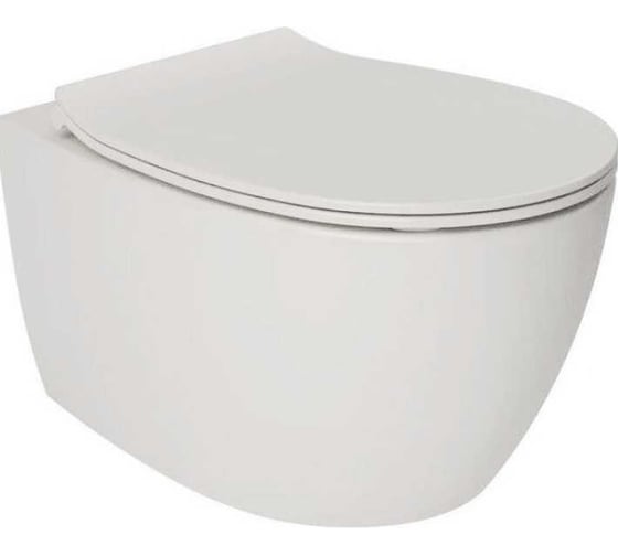 Изображение товара Подвесной унитаз ALLEN BRAU FANTASY rimless, без сиденья, 510x363 мм, белый матовый 4.11004.21 00323979