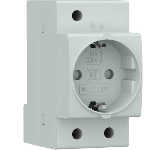 Изображение товара Розетка EKF РДЕ-47 16А (под евро вилку с заземлением) PROxima RDE4716