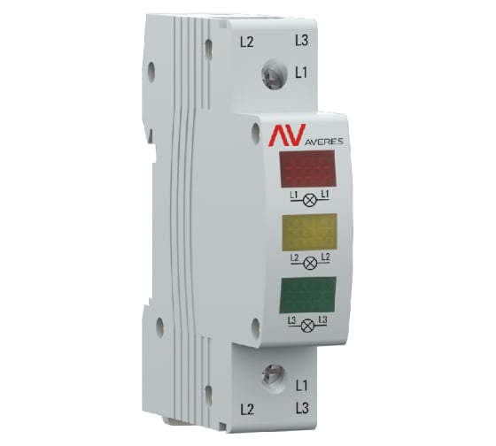 Изображение товара Трехфазный индикатор напряжения EKF AV-L AVERES av-l-3ph-averes