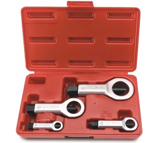 Изображение товара Набор гайкорезов TOPTUL 9-27мм, 4 предмета GAAI0402