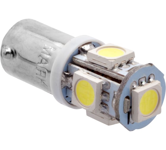 Изображение товара Светодиод МАЯК 12V T 8 5SMD BA9s WHITE (габарит) 4660007272747/4660007276738 12T8-W\5SMD