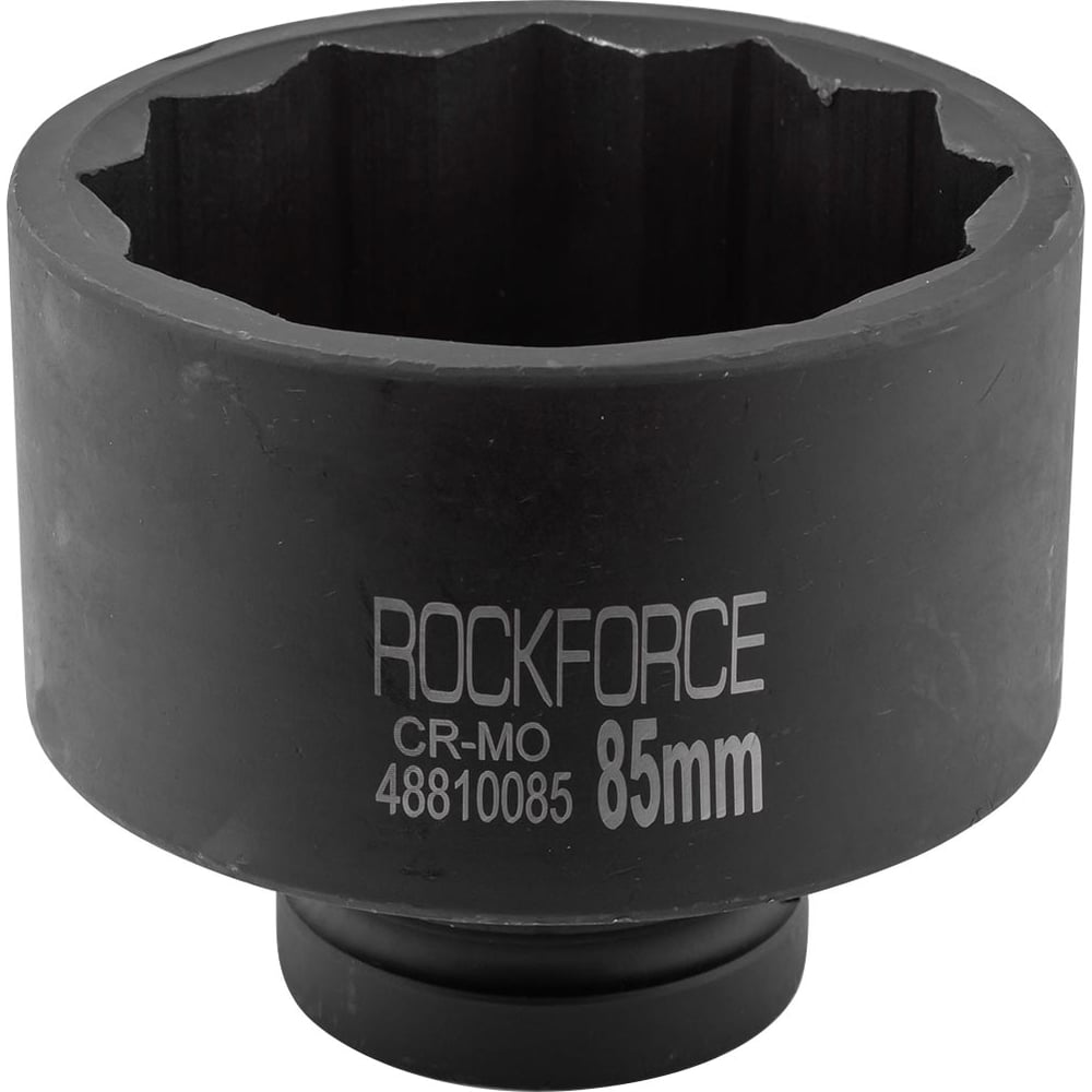 Изображение товара Головка торцевая ударная глубокая 12-гранная 85 мм ROCKFORCE RF-48810085