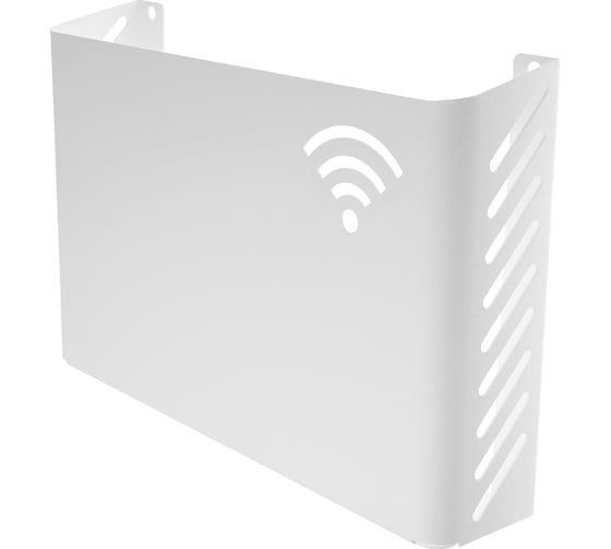 Изображение товара Держатель для хранения роутера EMBODIMENT настенный, белый EMB-ROU-WF-W