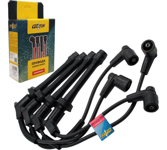 Изображение товара Провода ВВ VOLTON кт. ВАЗ 2110,2111,2112,2170 16 кл. инж. с наконечн. силикон VLT-2112005