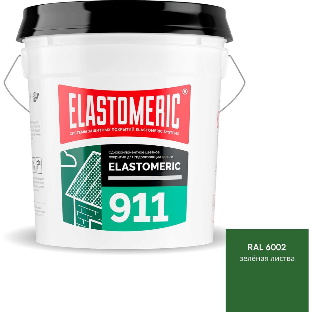 Изображение товара Гидроизоляция Elastomeric Systems для кровли 20кг зеленая