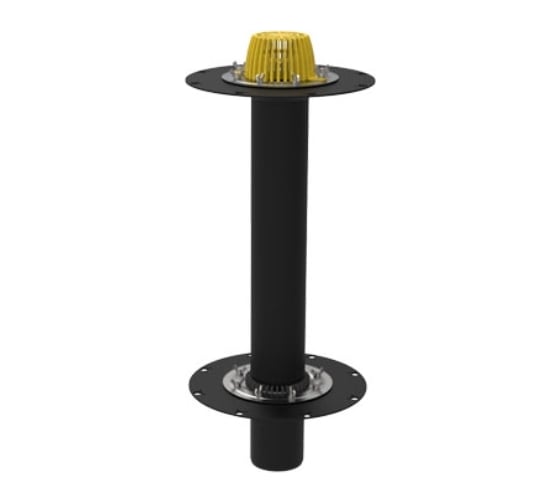 Изображение товара Воронка кровельная двухуровневая Татполимер 110х600 мм с подогревом ТП-09.100/6-Э 52998