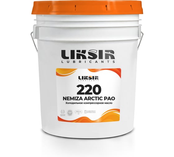 Изображение товара Масло для холодильных компрессоров на основе PAO Nemiza Arctic PAO 220, 20 л LIKSIR 201213