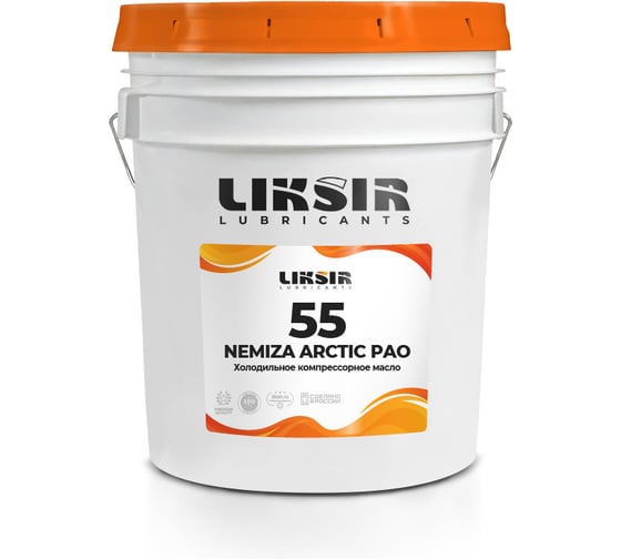 Изображение товара Масло для холодильных компрессоров на основе PAO Nemiza Arctic PAO 55, 20 л LIKSIR 201205