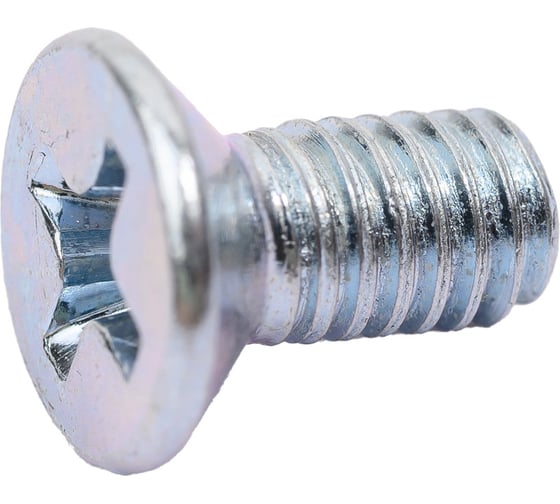 Изображение товара Потайной винт КРЕП-КОМП цинк DIN965 4х8 100шт вп48мф