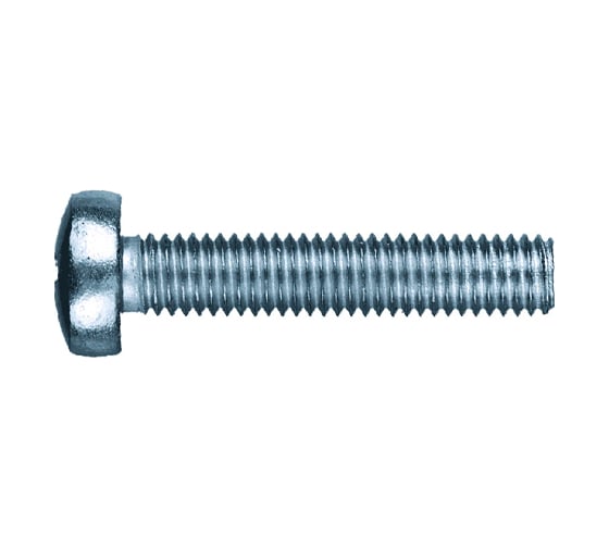 Изображение товара Винт КРЕП-КОМП полуцилиндрическая головка, цинк DIN7985 8х80 10шт вц880мф