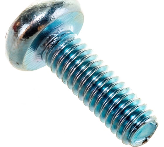 Изображение товара Винт КРЕП-КОМП полуцилиндрическая головка, цинк DIN7985 4х12 90шт вц412мф