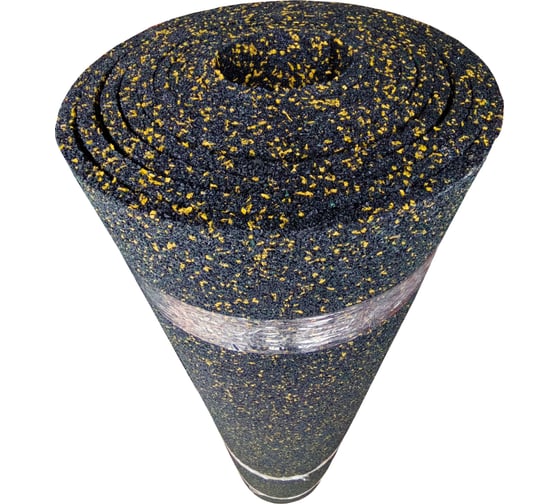 Изображение товара Покрытие из резиновой крошки ООО АМОРТЕКС Спорт (желтый) 3000x1500x10мм, 0113