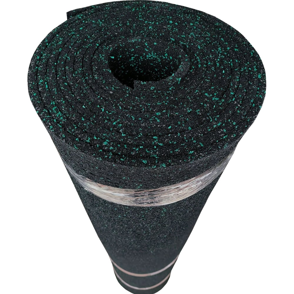 Изображение товара Покрытие из резиновой крошки ООО АМОРТЕКС Спорт зеленый 6000x1500x10мм