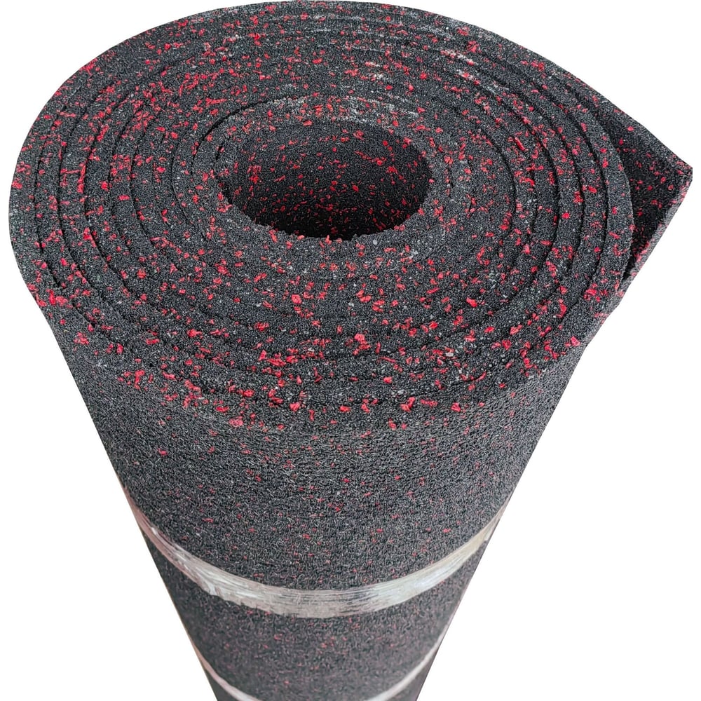 Изображение товара Резиновое покрытие для спортивных залов и площадок 3000x1500x10мм красное