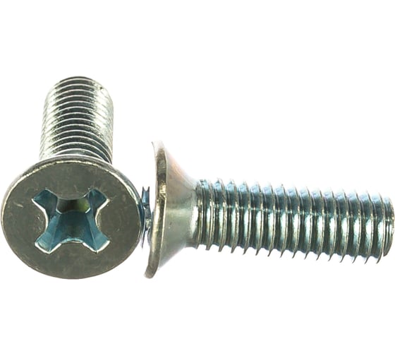 Изображение товара Потайной винт КРЕП-КОМП цинк DIN965 8х25 22шт вп825мф