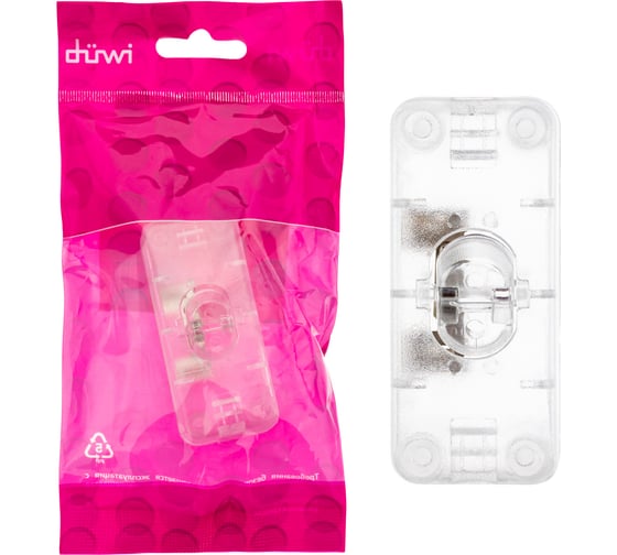 Изображение товара Выключатель duwi клавишный прозрачный ВКЛ-ВЫКЛ прямоугольный 26802 4