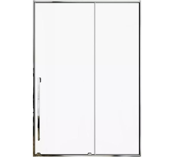 Изображение товара Раздвижная дверь ALLEN BRAU 3.11008.00 FANTASY 2.0, 1400 мм, стекло прозрачное, Easyclean, хром (312659) 00312659
