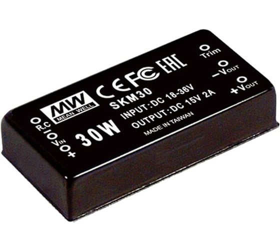 Изображение товара DC/DC преобразователь Mean Well SKM30C-05 Т02021475