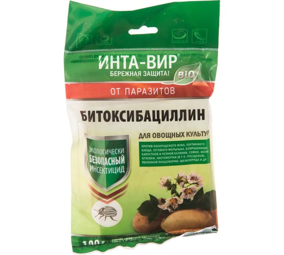 Изображение товара Инсектицид Битоксибациллин Инта Вир 100г Сз0100ROB01