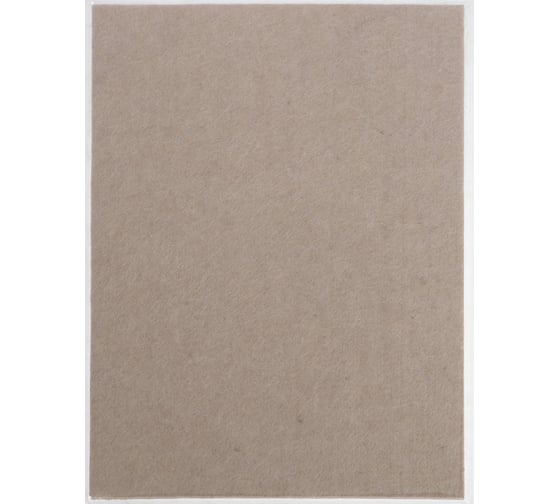 Изображение товара Накладка для мебели ТУНДРА из войлока, 210x300 мм, клейкая поверхность, цвет рисовый 9938805
