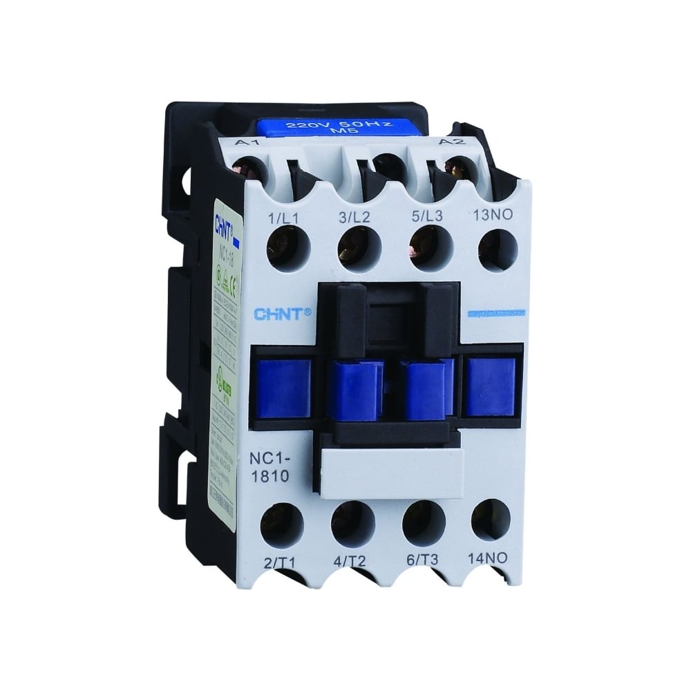 Изображение товара Контактор CHINT NC1-1801 18А 24В AC для автоматизации электросетей