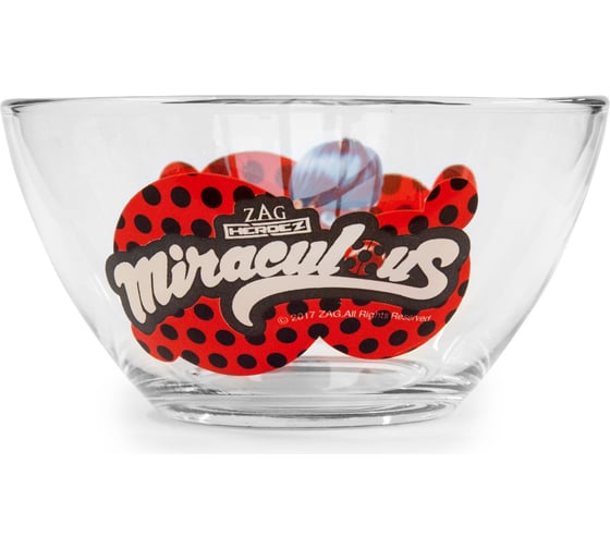 Изображение товара Салатник ND Play леди баг и супер кот дизайн 1, маленький, 12.5 см, стекло 272102