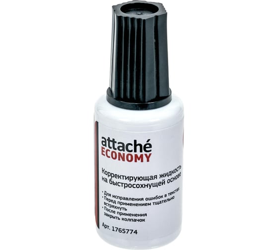 Изображение товара Корректирующая жидкость Attache Economy economy 25 г быстросохнущая основа, кисточка 1765774
