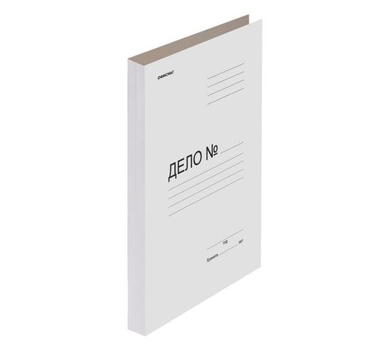 Изображение товара Папка без скоросшивателя ОФИСМАГ Дело, картон, плотность 280 г/м2, до 200 листов 124572