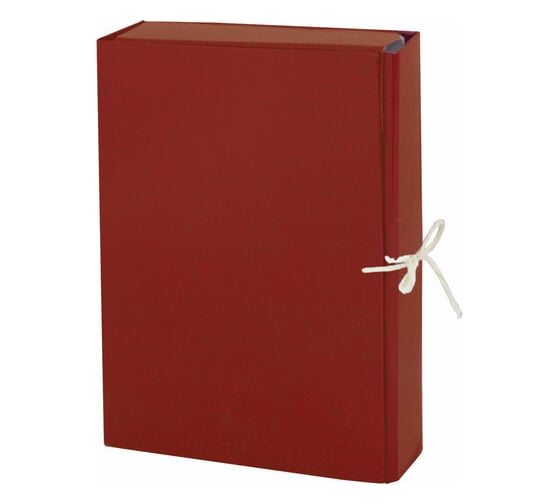 Изображение товара Папка архивная для бумаг ОФИСМАГ А4 225x310 мм, 85 мм, 2 завязки, бумвинил, до 700 листов 120298