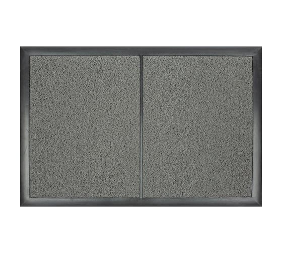 Изображение товара Коврик дезинфекционный ОФИСМАГ двойной Дезковрик Хассп-контроль 65x95 см, толщина 1,8 см, серый 608460