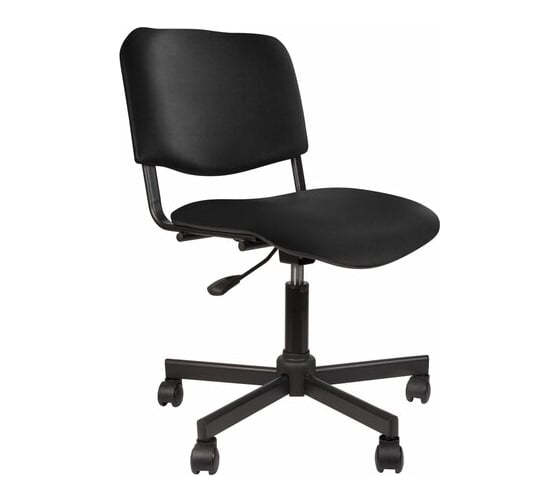 Изображение товара Кресло ОФИСМАГ Кр09, без подлокотников, кожзаменитель, черное 531639