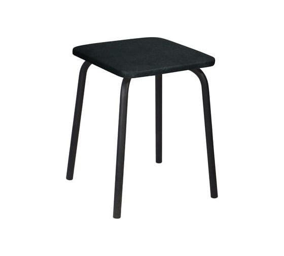 Изображение товара Табурет ОФИСМАГ Рс01-03, черный каркас, черный кожзам 531130