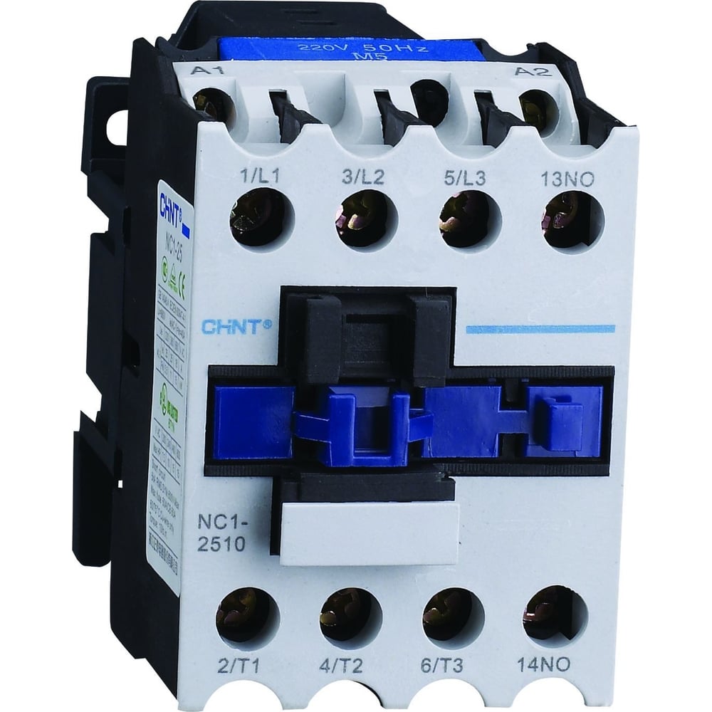 Изображение товара Контактор CHINT NC1-2510 25А, катушка 110В AC, 1НО AC-3 (R) 221853