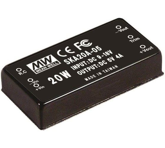 Изображение товара Преобразователь DC/DC Mean Well SKA20A-05 Т02013299