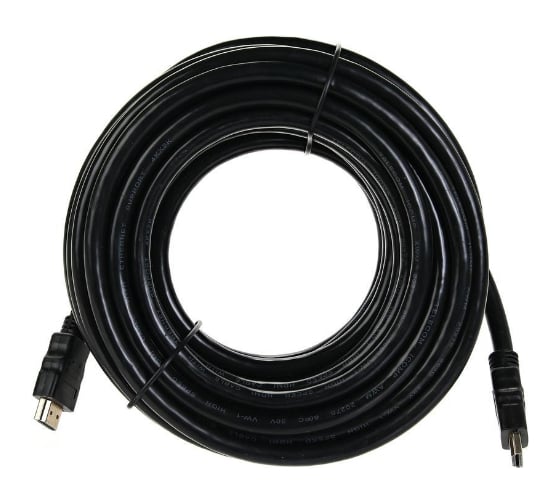 Изображение товара Кабель Telecom HDMI-19M --- HDMI-19M, ver 2.0+3D/Ethernet, 2 фильтра, 10m TCG200F-10M
