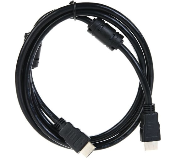 Изображение товара Кабель Telecom HDMI-19M --- HDMI-19M, ver 2.0+3D/Ethernet, 2 фильтра, 2m TCG200F-2M