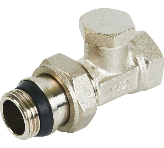 Изображение товара Клапан радиаторный запорный Heizen прямой, 1/2" SVD 547-15/154705575