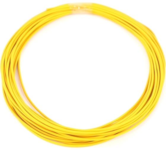 Изображение товара Провод VOLTON ПВАМ 0,75 кв.мм, 20м (желтый) VLT400201