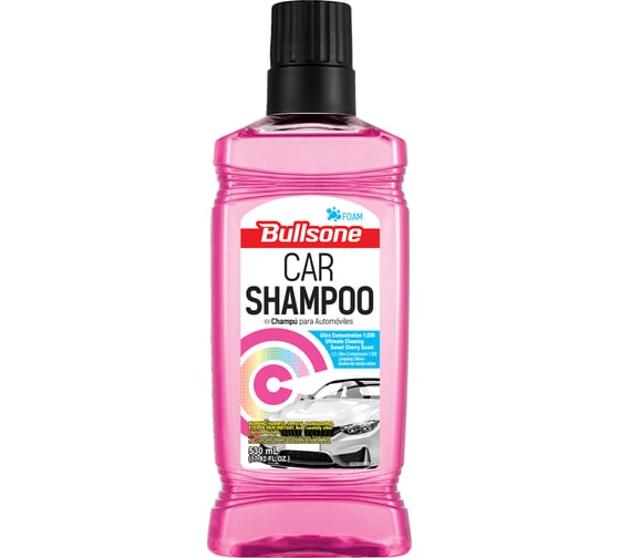 Изображение товара Шампунь автомобильный Bullsone нейтральный для ручной мойки 530 мл CLN-115-00003