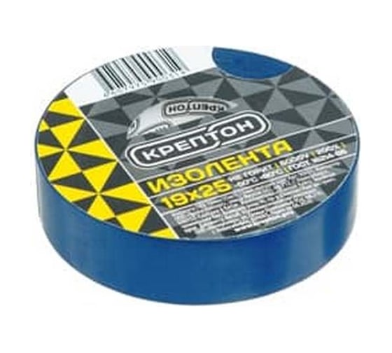 Изображение товара Изолента Крептон 19 мм, 25 м, синяя 90033