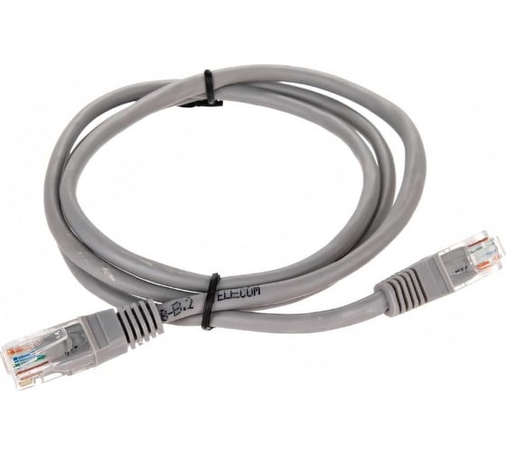Изображение товара Литой патчкорд Telecom UTP, категория 5е, 1,0м, серый NA102--1M