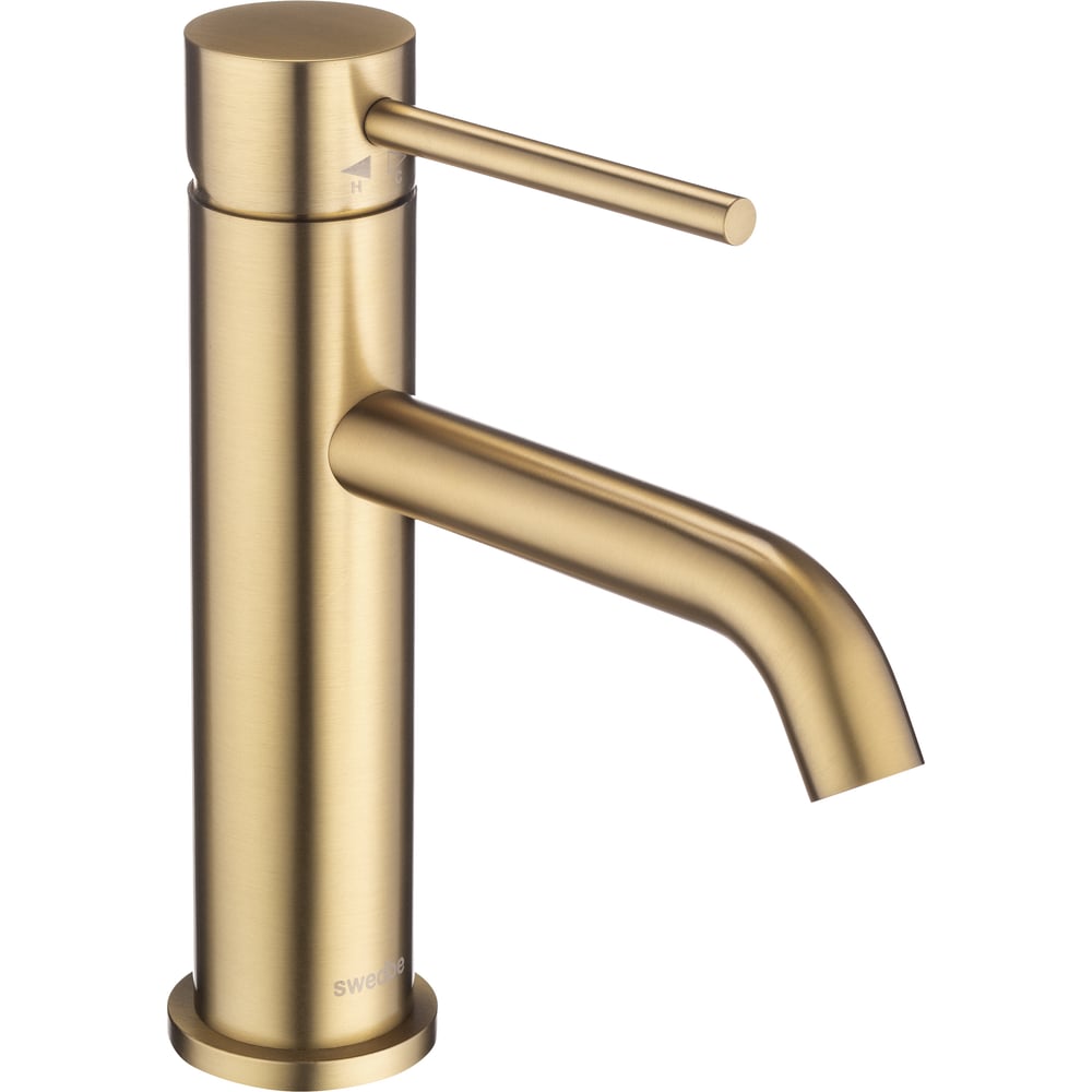 Изображение товара Смеситель для умывальника Swedbe 2710GO в классическом стиле с золотым покрытием