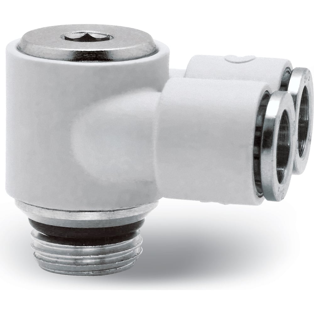 Изображение товара Фитинг технополимер с цанговым зажимом и уплотнительным кольцом Camozzi 54-7652-0657