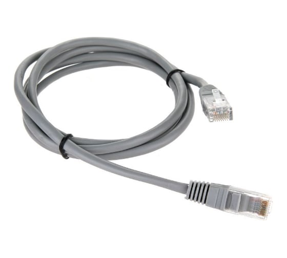 Изображение товара Литой патчкорд Telecom UTP, категория 5е, 1,5м, серый NA102--1.5M