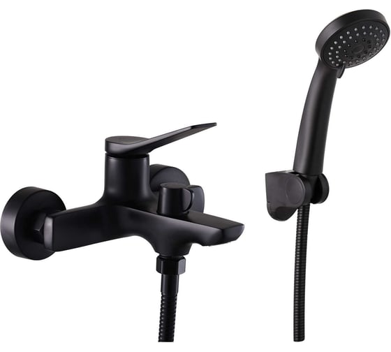 Изображение товара Смеситель ванно-душевой FASHUN черный A3286-7